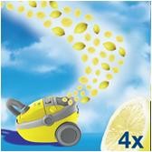 4 sachets parfum citron aspirateur ultraone electrolux