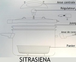 Pièces détachées cocotte Sitrasiena Sitram